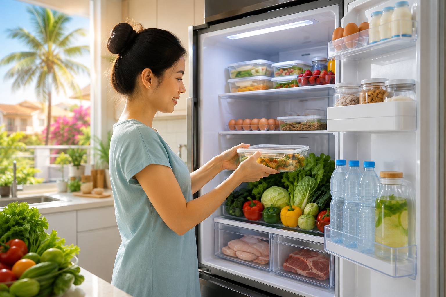 Bảo Quản Thực Phẩm M&ugrave;a N&oacute;ng: Tủ Lạnh D&ugrave;ng Sao Cho Đ&uacute;ng