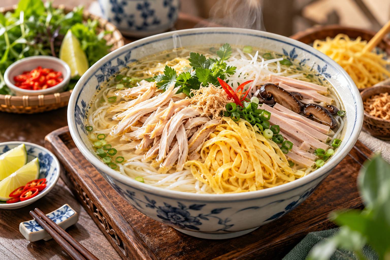 Cách Nấu Bún Thang Hà Nội: Nước Dùng Trong Vị Thanh