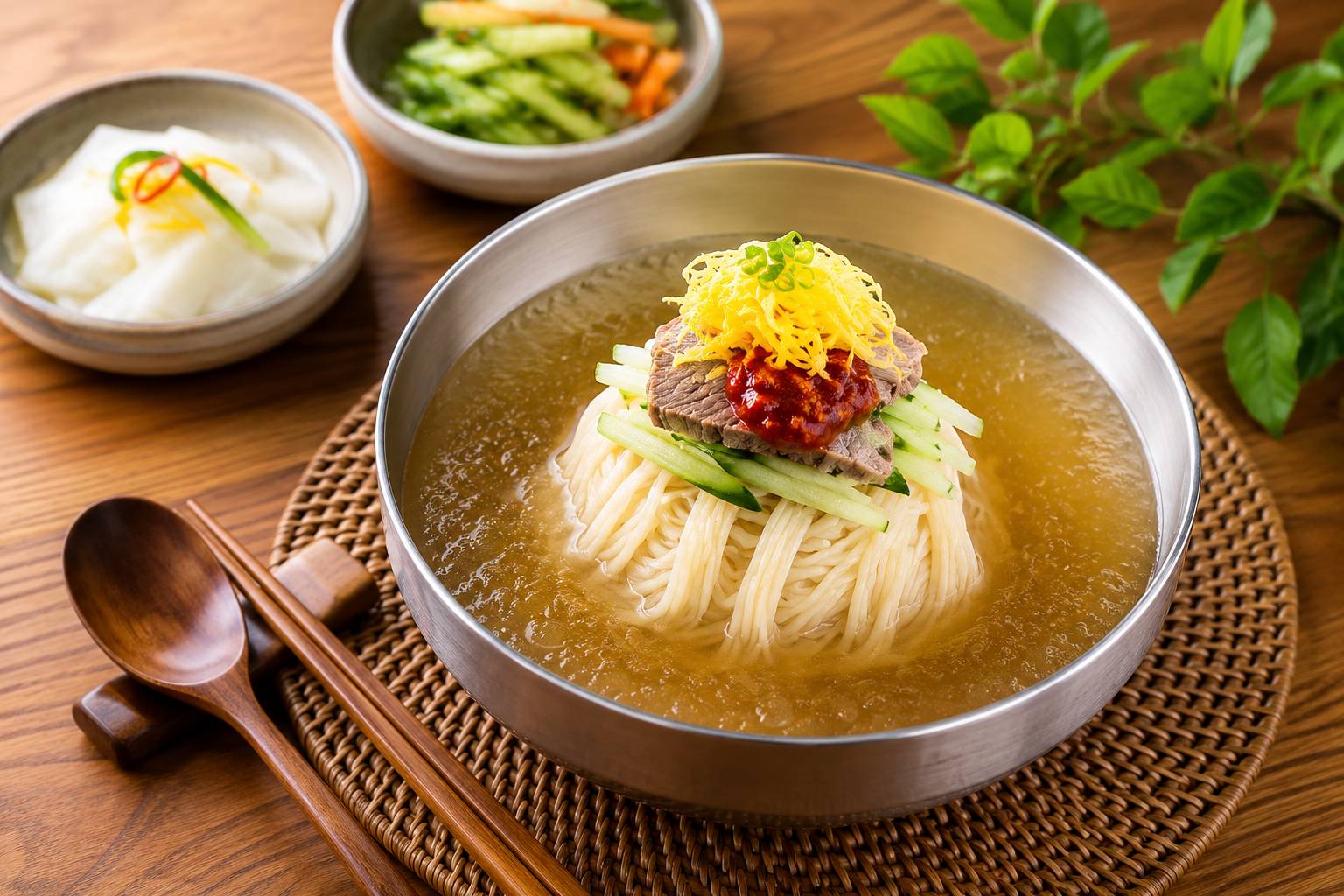 Naengmyeon H&agrave;n Quốc: C&aacute;ch L&agrave;m M&igrave; Lạnh Cho Ng&agrave;y N&oacute;ng