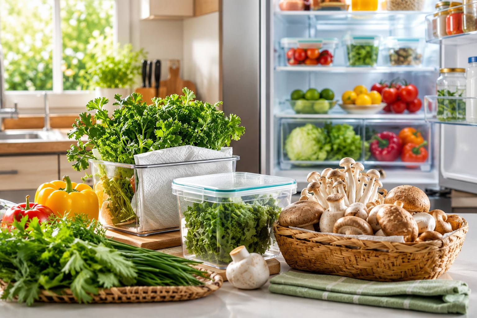 Đảm bảo cân đối lượng rau thơm và nấm hợp lý để tránh lãng phí 