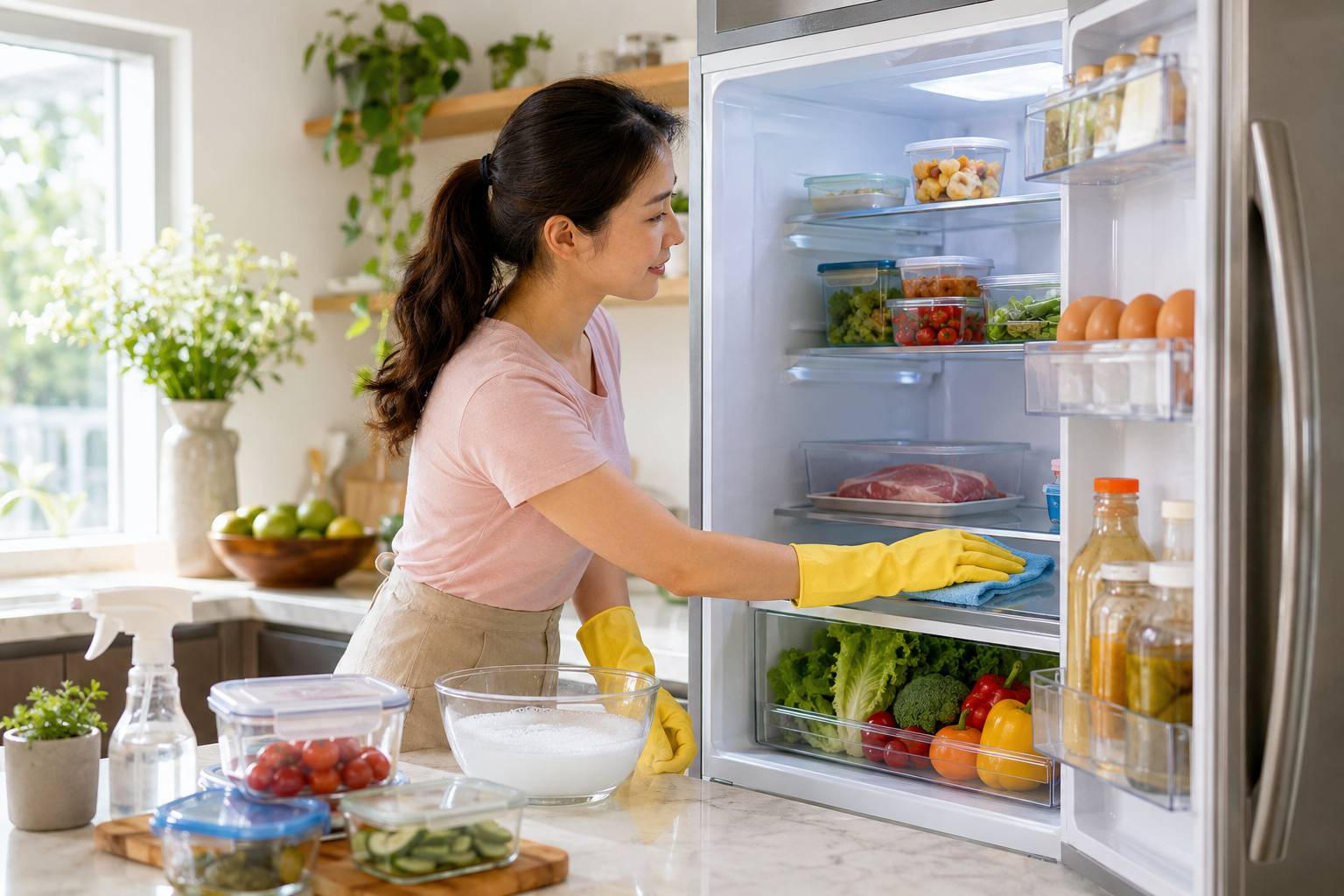 Làm sạch tủ lạnh đúng cách để đảm bảo hiệu suất làm lạnh và độ bền của thiết bị 