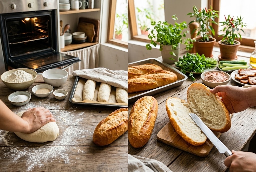 Quy trình chi tiết cách làm bánh mì Việt Nam 