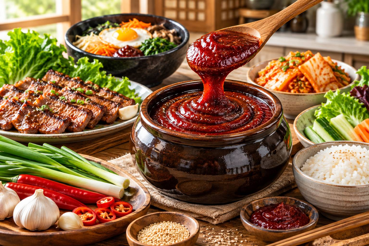 Gochujang Sunchang là loại gia vị truyền thống trứ danh đến từ vùng đất Sunchang nổi tiếng của Hàn Quốc