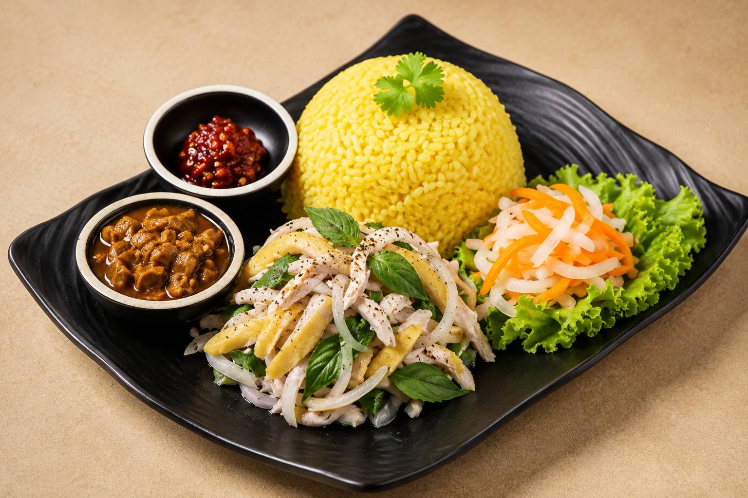 Trình bày và bảo quản cơm gà Hội An đúng cách 