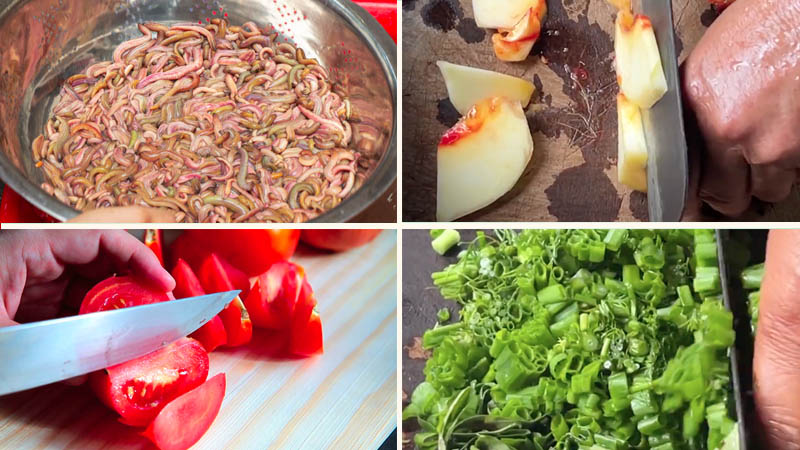 Sơ chế rươi an toàn đúng cách 